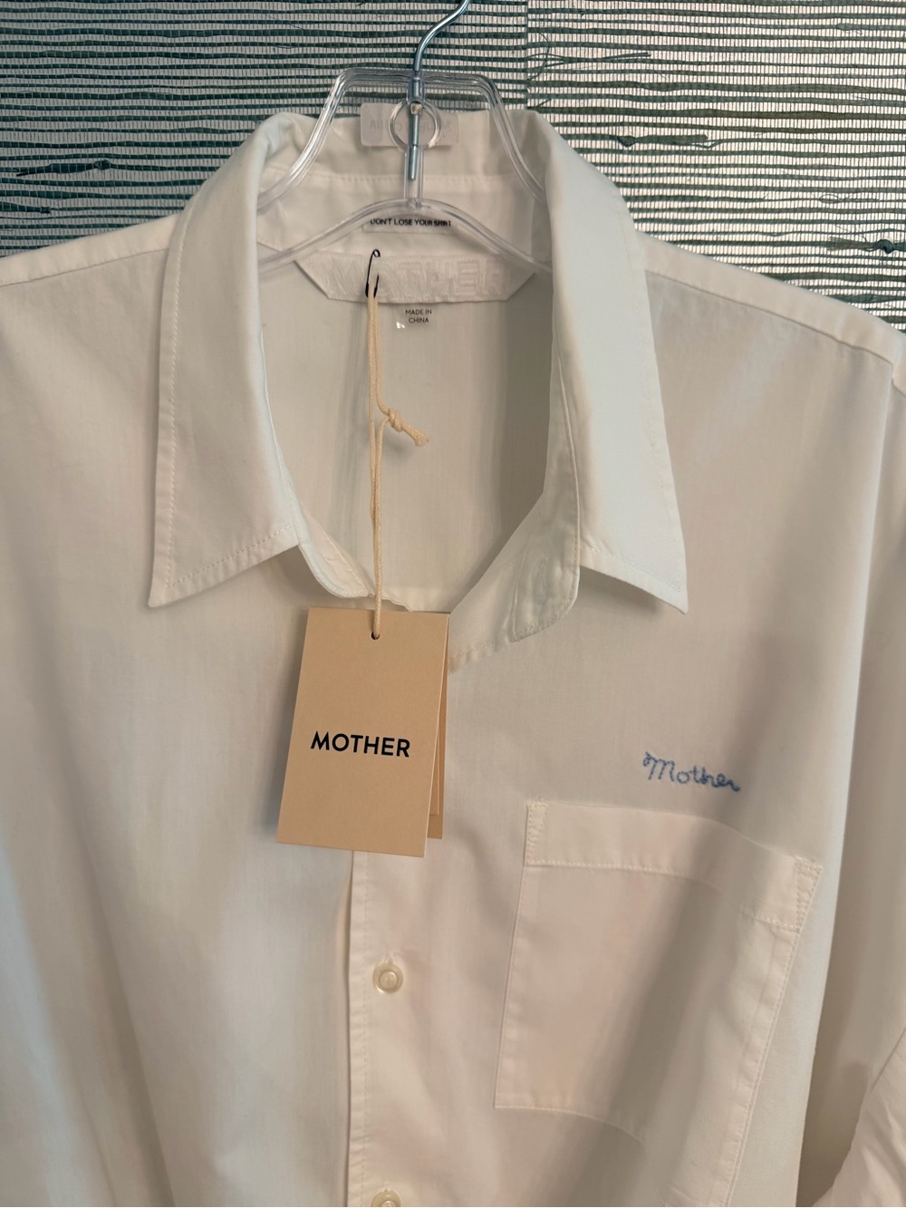 NWT - Mother The Scrunchie Frenchie Oxford Shirt - Small - Picture 4 of 15